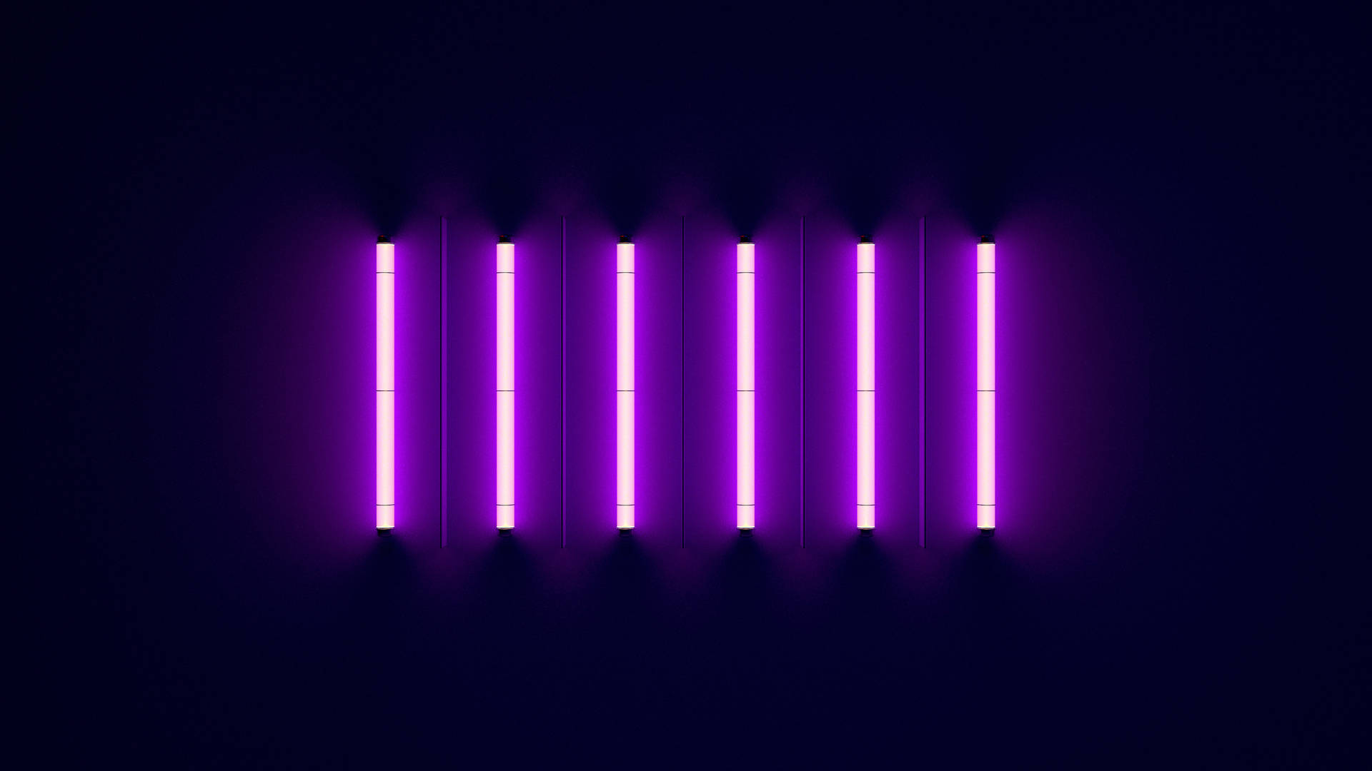 Minimalist Neon Lights 4k Purple