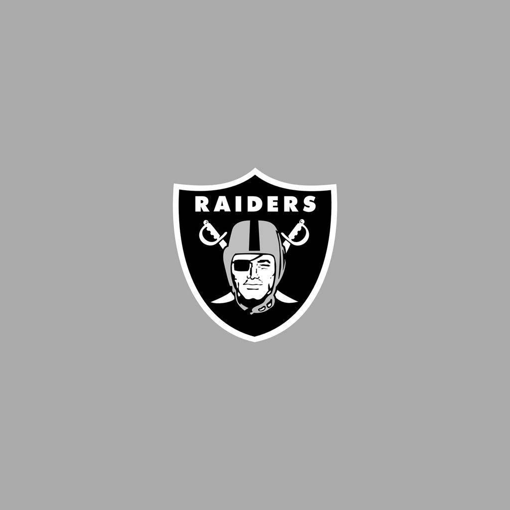 Minimalist Oakland Raiders Team Logo Wallpaper