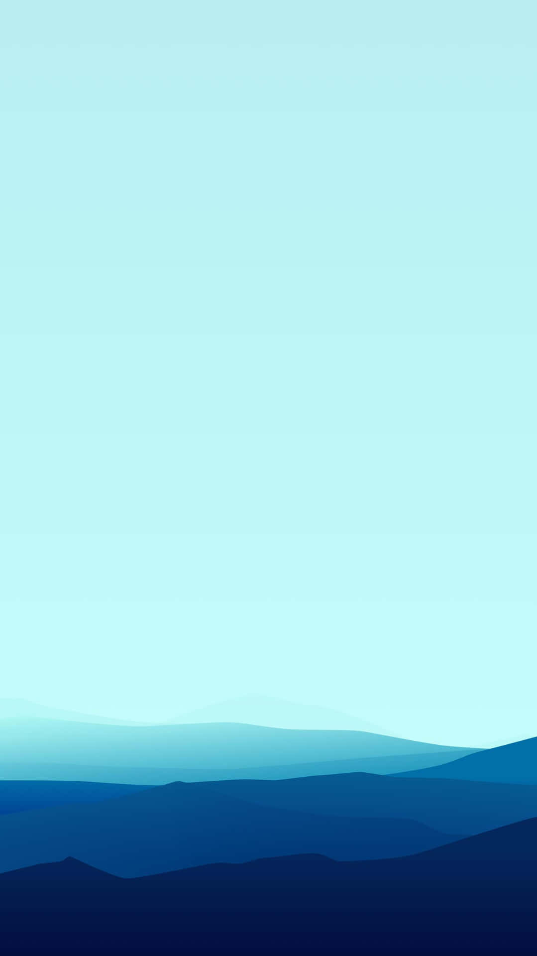 Serene Minimalist Ocean Wallpaper