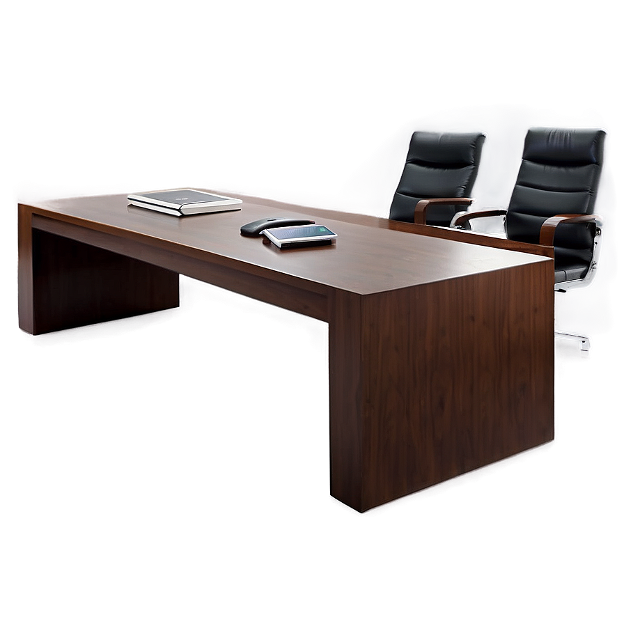 Minimalist Office Desk Png Yon PNG