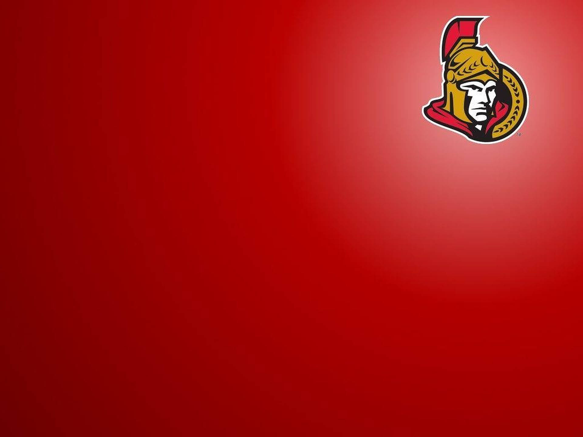 Minimalist Ottawa Senators Logo Wallpaper