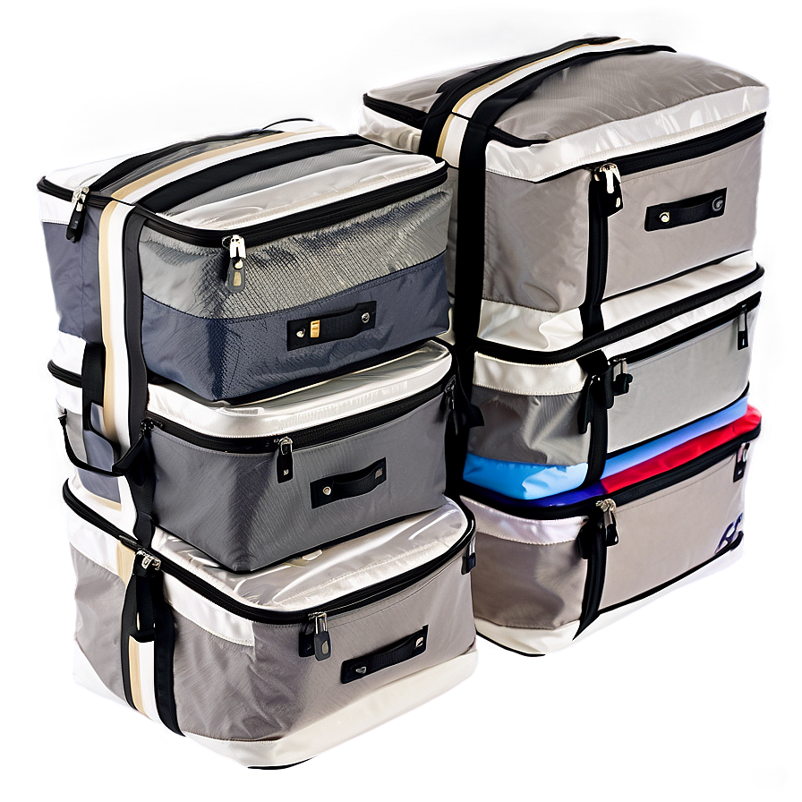 Minimalist Packing Cubes Png 05252024 PNG