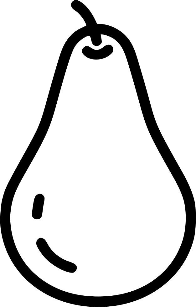 Download Minimalist Pear Line Art | Wallpapers.com