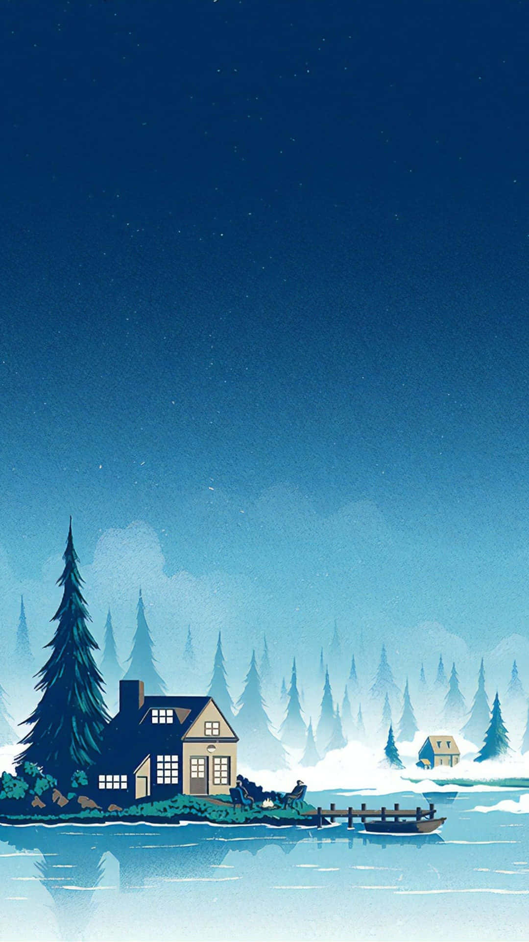 Serene Minimalist Phone Background