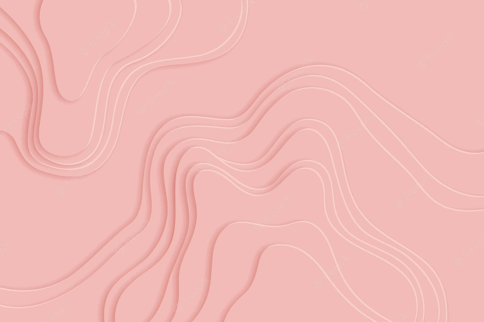 Erlebeminimalismus Mit Einem Sanften Rosa-farbton Wallpaper