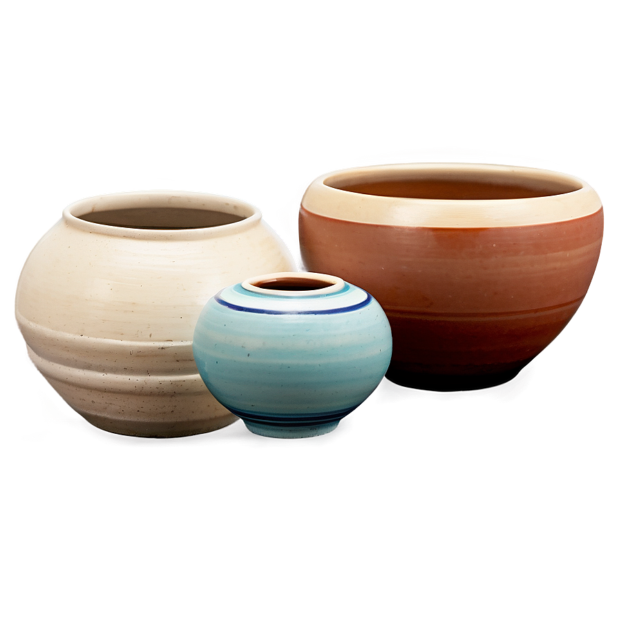 Minimalist Pottery Pieces Png 65 PNG