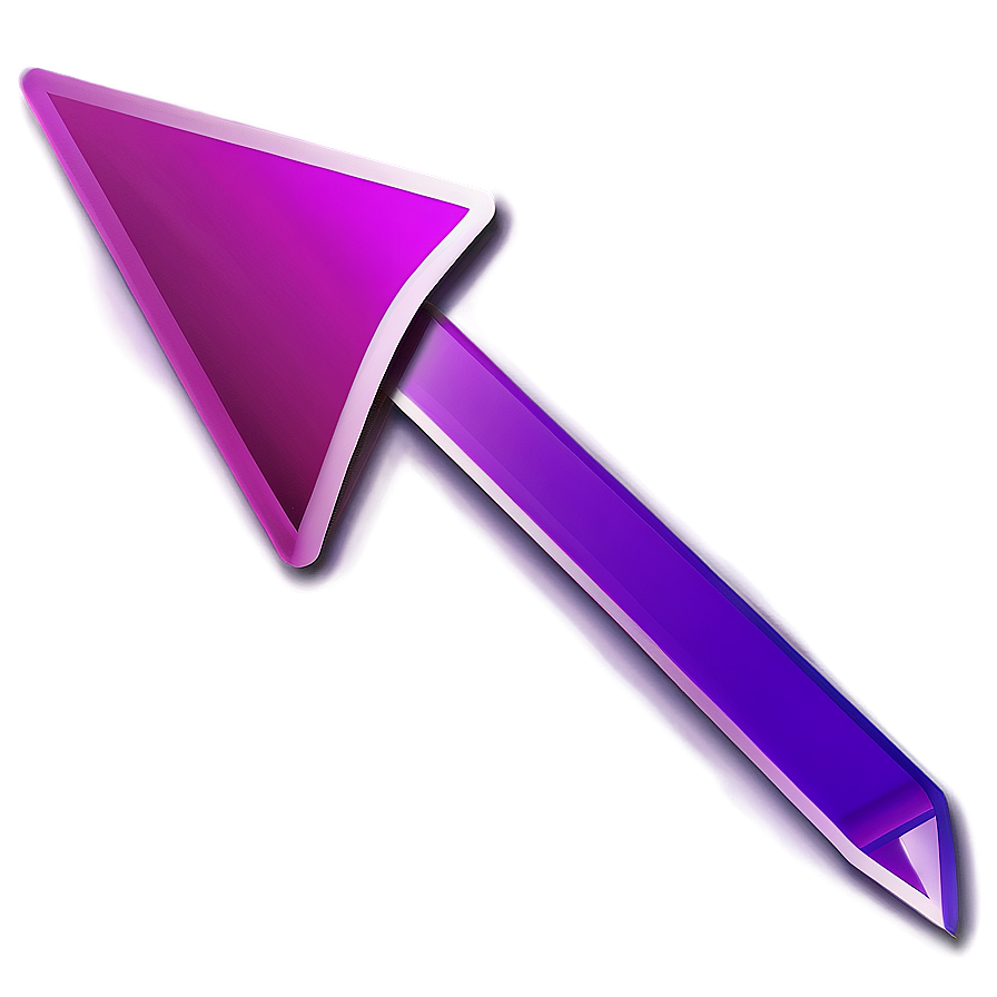 Minimalist Purple Arrow Png 78 PNG