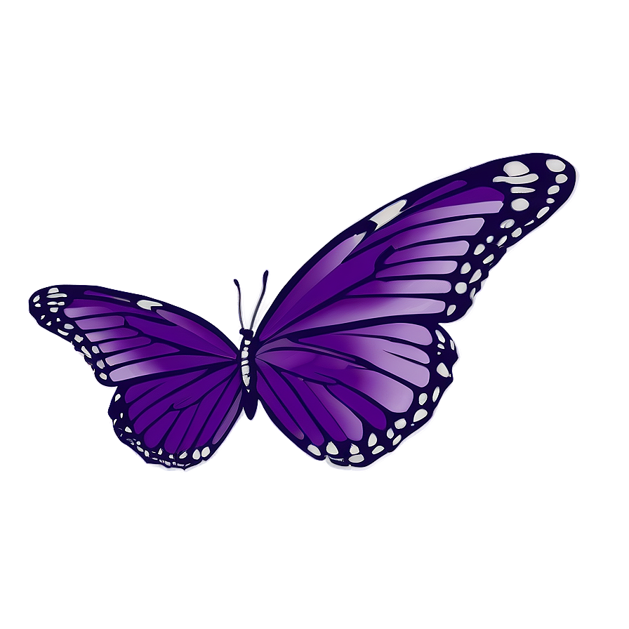 Download Minimalist Purple Butterfly Png Qtw | Wallpapers.com