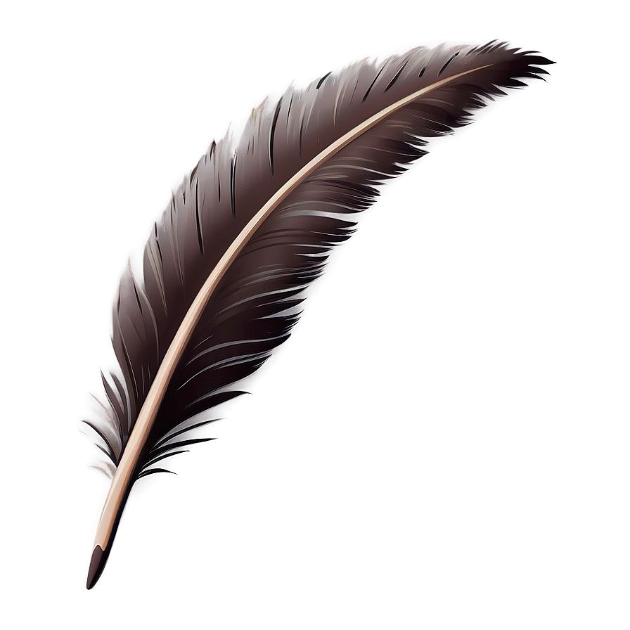 Minimalist Quill Design Png Juc PNG