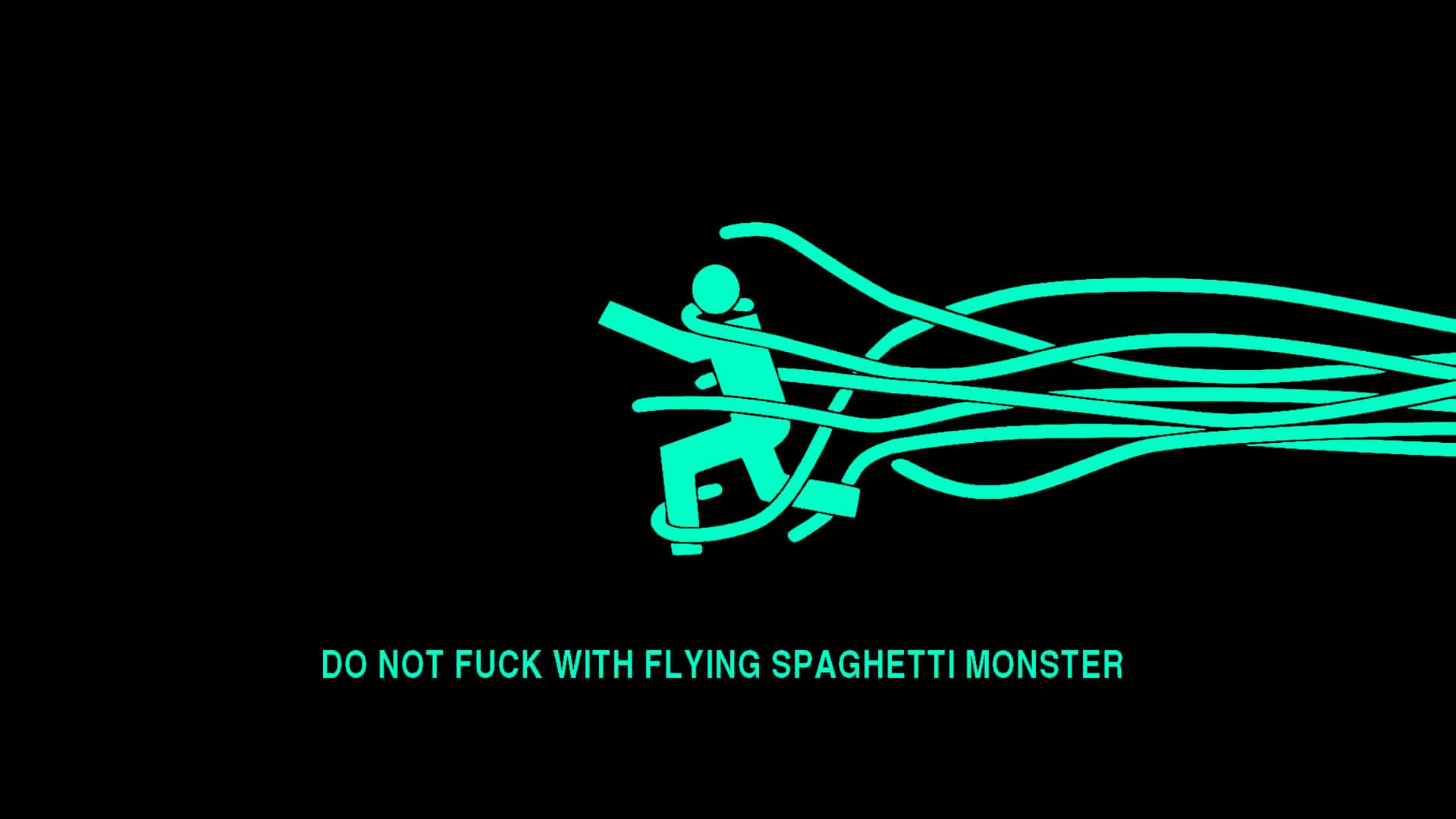 flying spaghetti monster desktop wallpaper