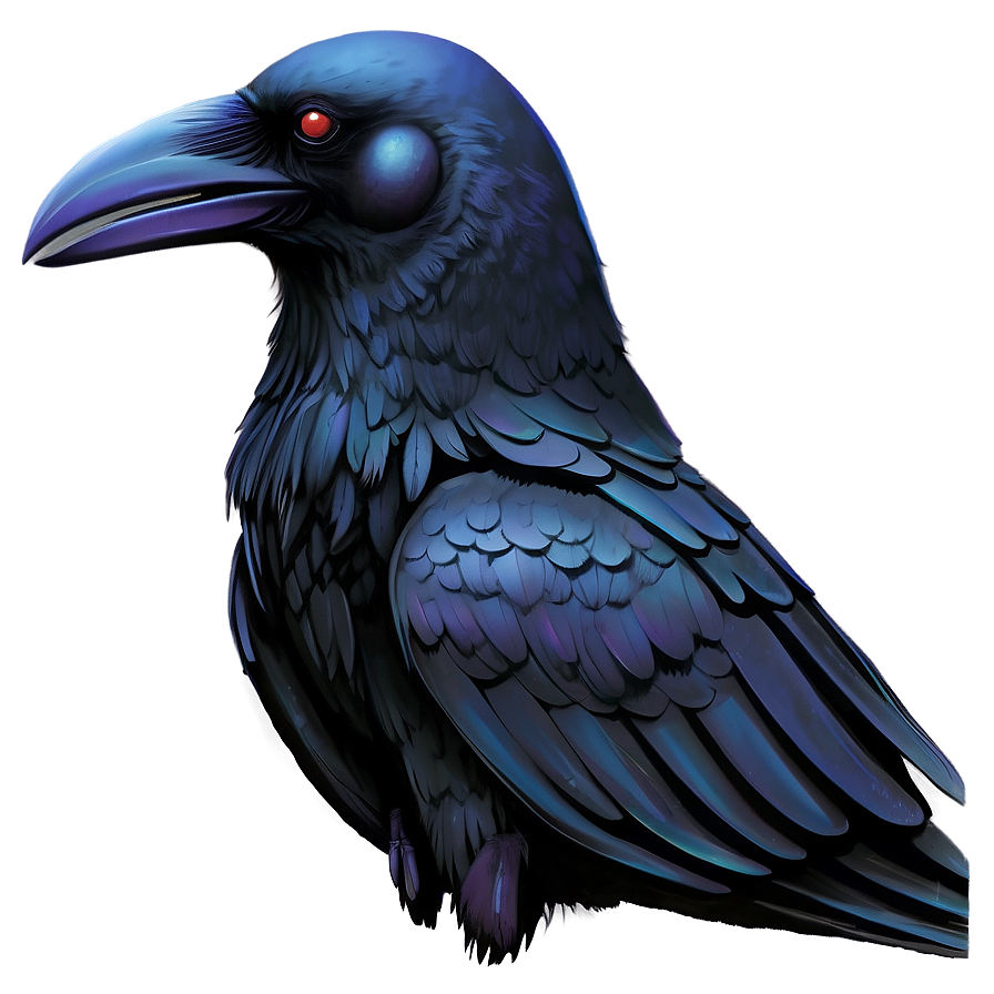 Minimalist Raven Png 05062024 PNG