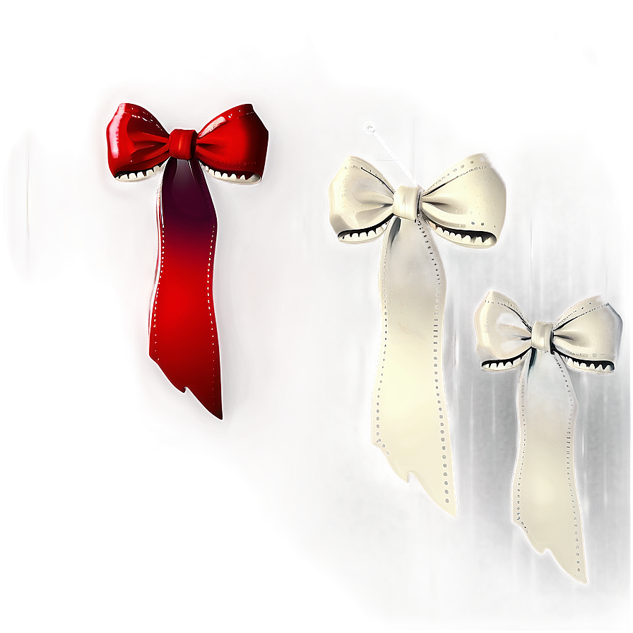 Minimalist Red Bow Png 05252024 PNG