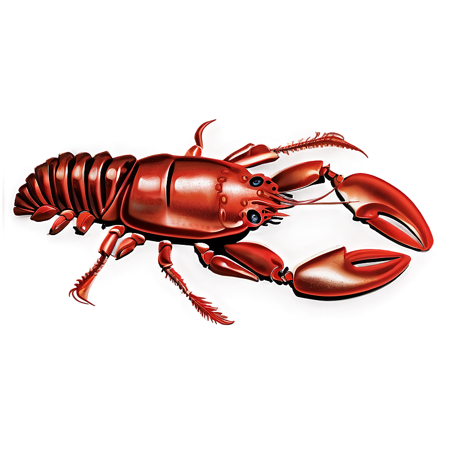 Minimalist Red Lobster Png 90 PNG