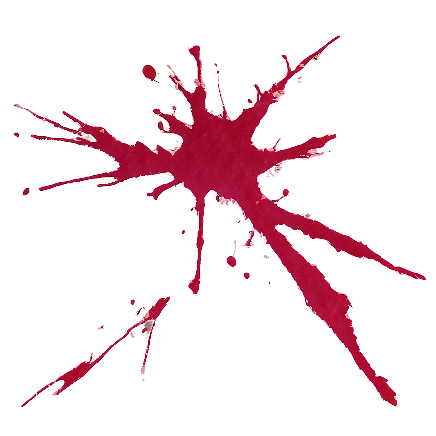 Minimalist Red Splatter Png 06132024 PNG