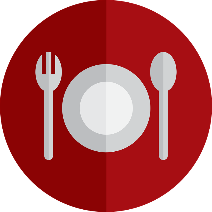 Minimalist Restaurant Plate Icon PNG