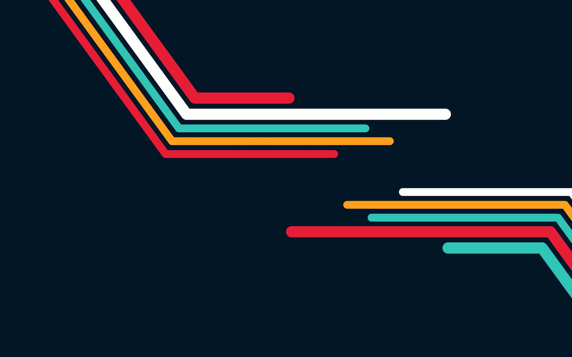 Colorful Arrows On A Dark Background Wallpaper