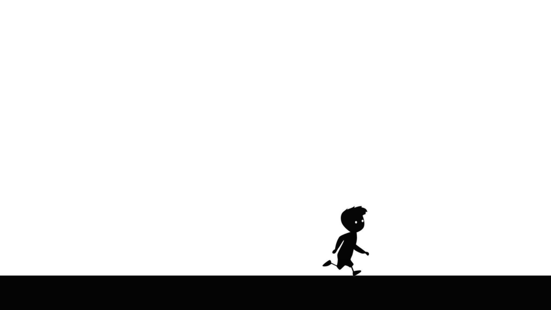 Minimalist Running Boy