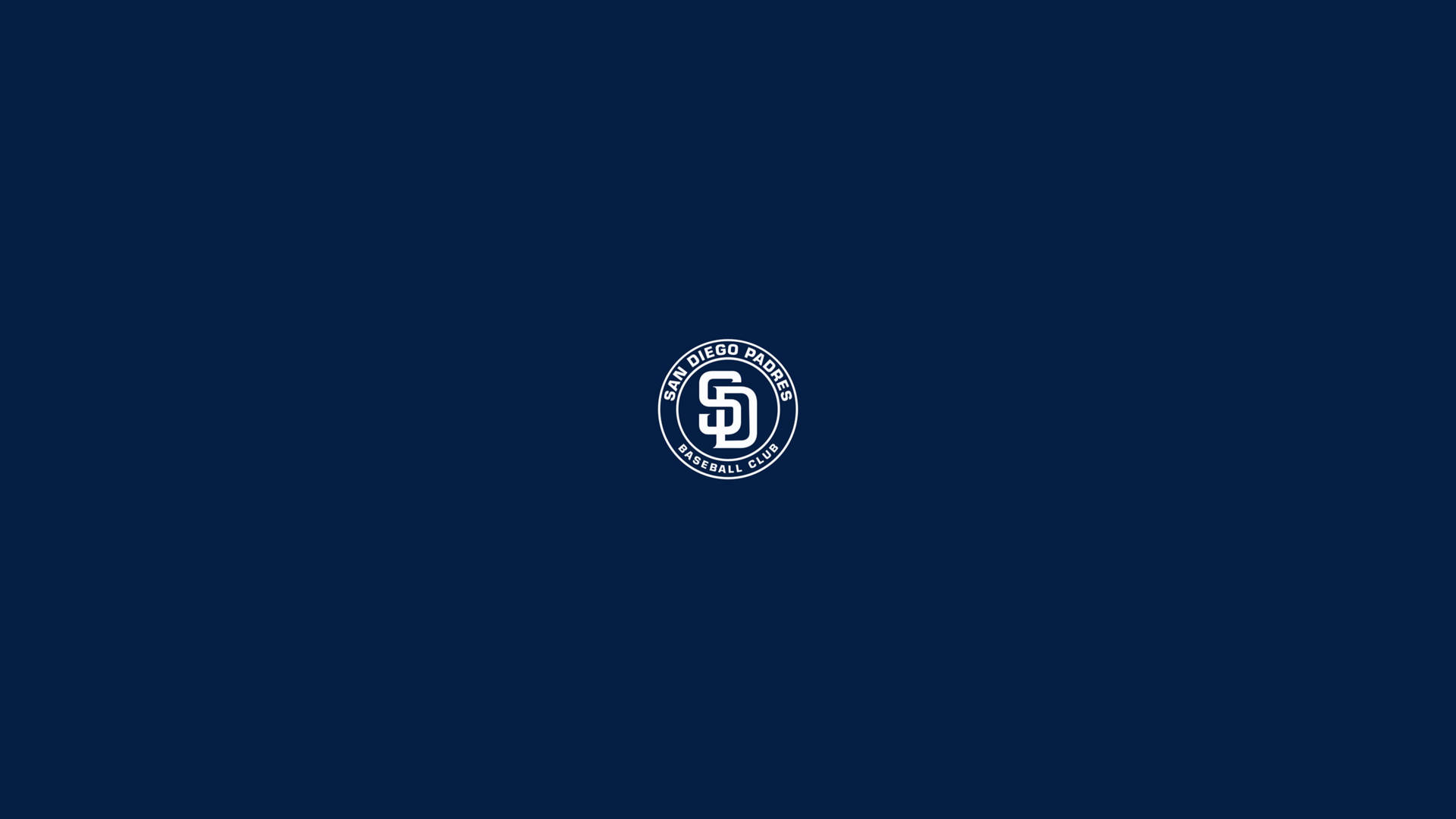 Minimalist San Diego Padres Emblem Wallpaper