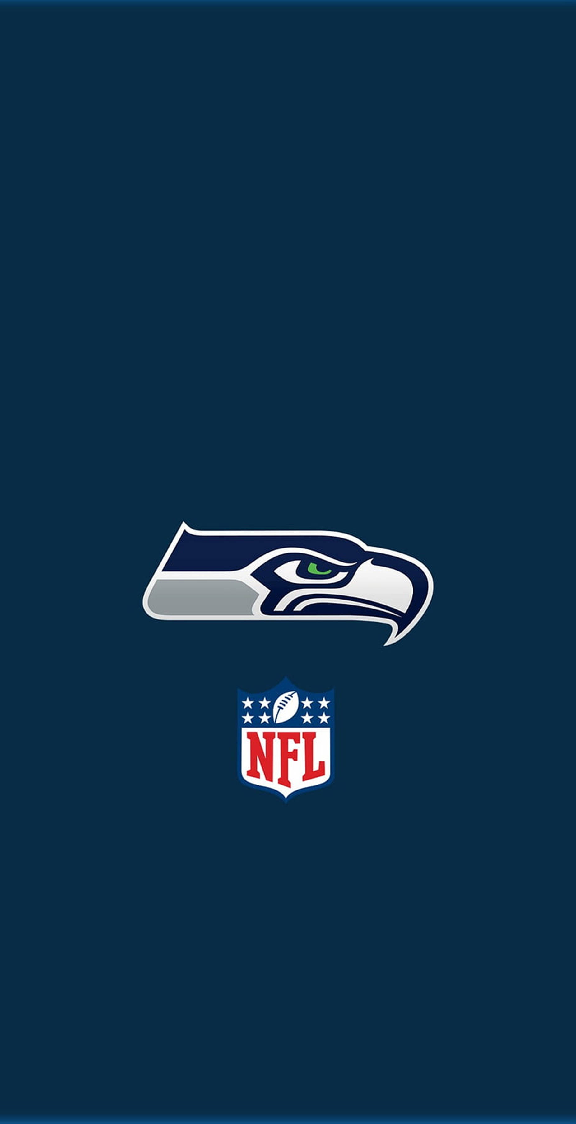 Papelde Parede Minimalista Do Logo Dos Seahawks Para Iphone. Papel de Parede