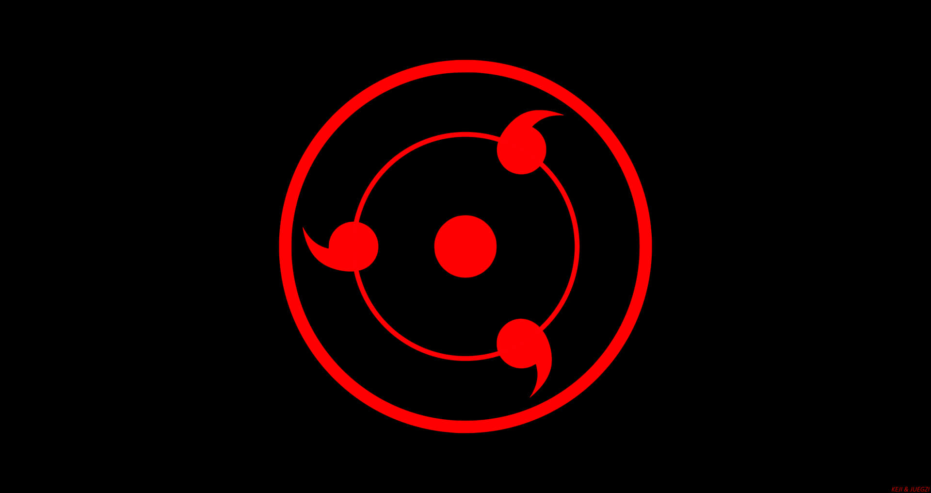 Einroter Kreis Mit Einem Roten Kreis In Der Mitte Wallpaper