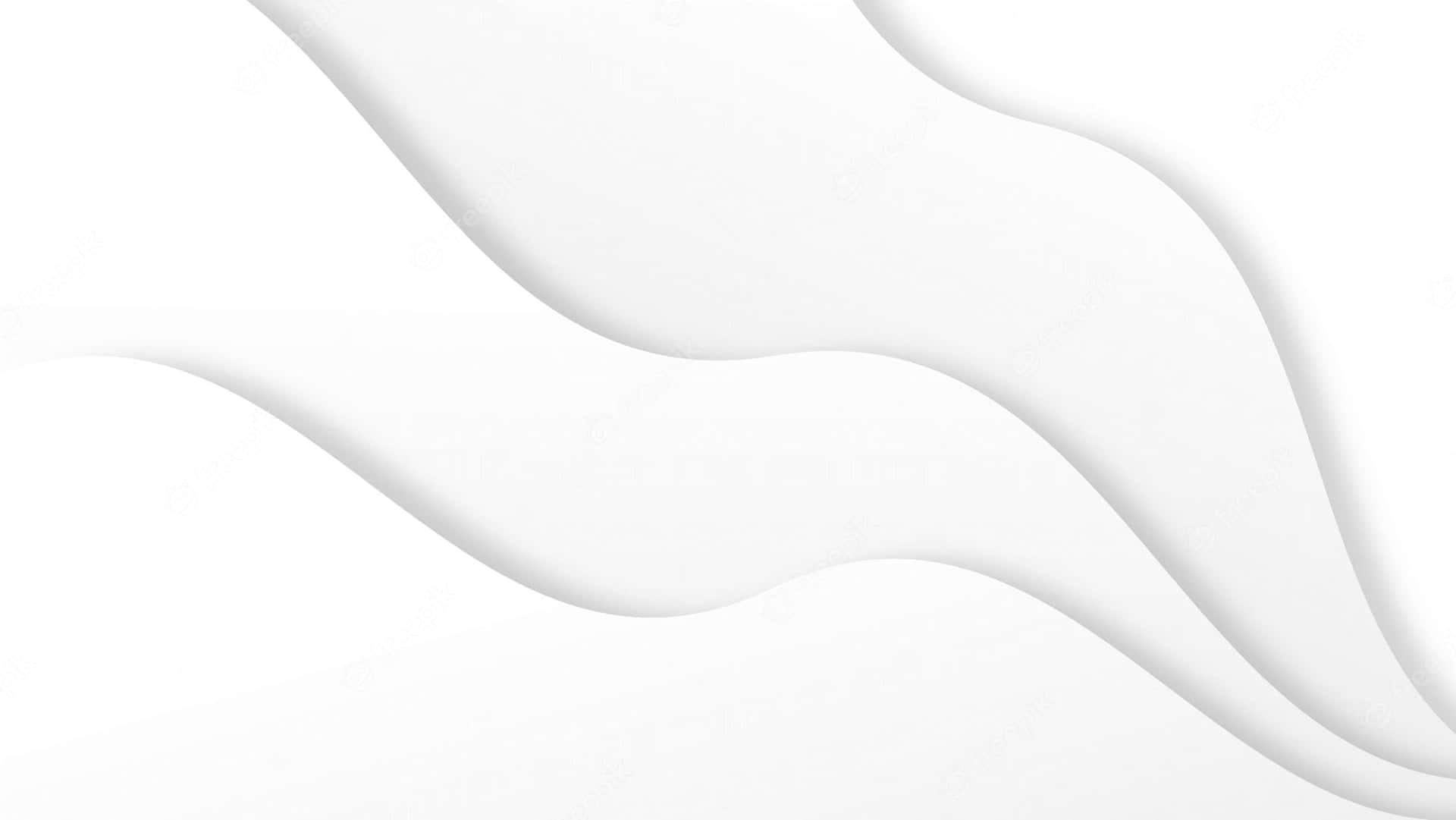 White Waves Minimalist Simple Linkedin Background Vector Illustration Background