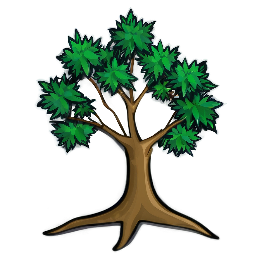Minimalist Small Tree Png Wxn53 PNG