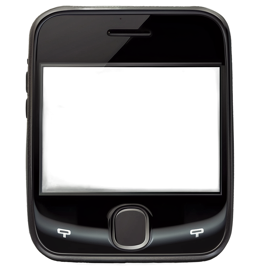 Minimalist Smartphone Frame Png 06132024 PNG