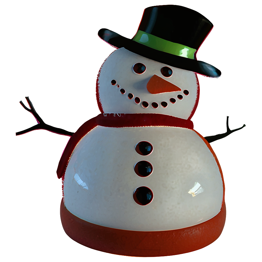 Minimalist Snowman Figure Png 51 PNG