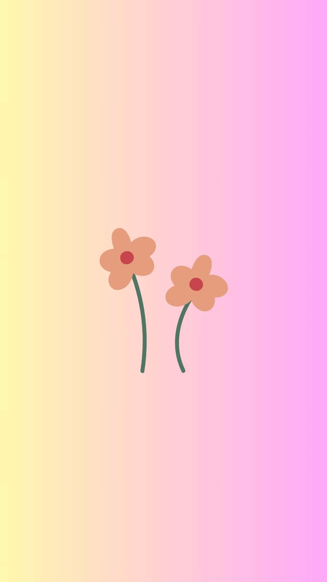 Minimalist_ Spring_ Flowers_ Background Wallpaper