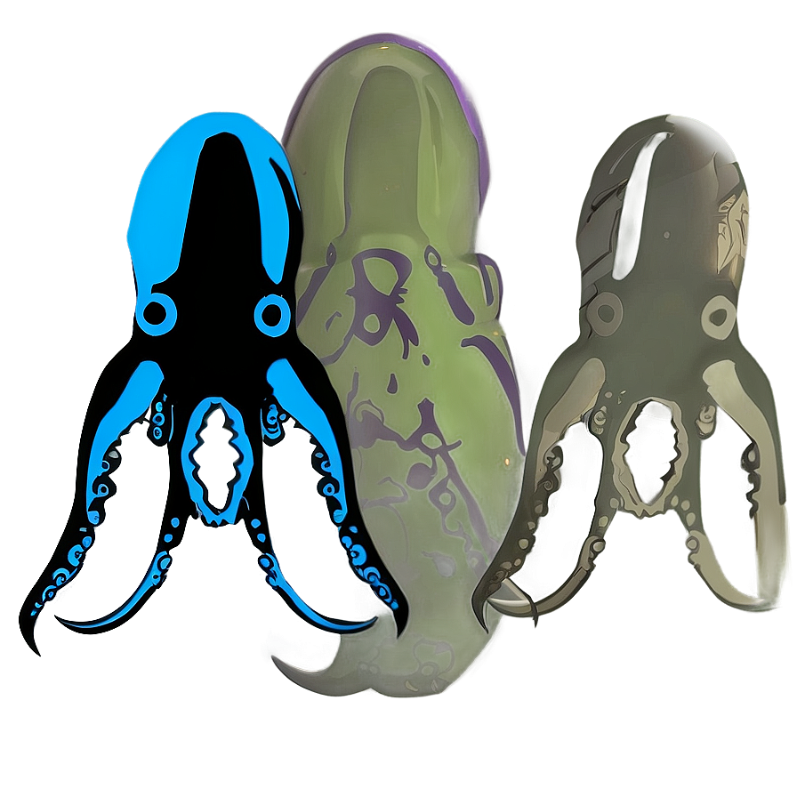 Minimalist Squid Logo Png Kdv12 PNG