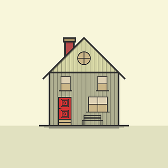 Minimalist Style House Illustration PNG