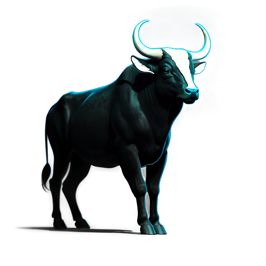 Minimalist Taurus Sketch Png 21 PNG