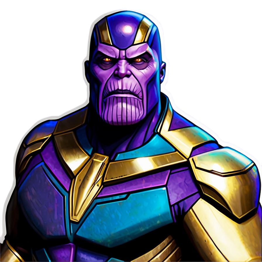 Minimalist Thanos Icon Png 05212024 PNG