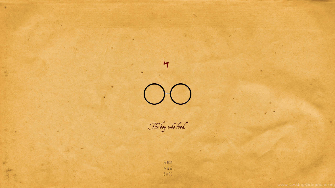 Download Minimalist The Boy Who Lived Harry Potter Ipad Wallpaper |  