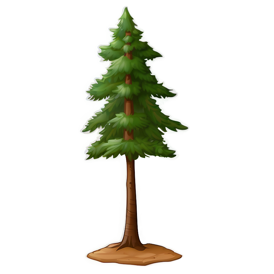 Minimalist Tree Elevation Png 06262024 PNG