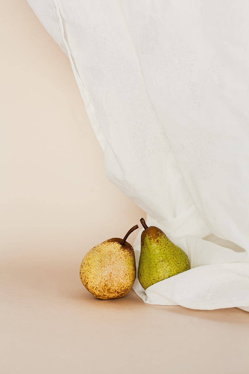 Minimalist Two Pears Wallpaper