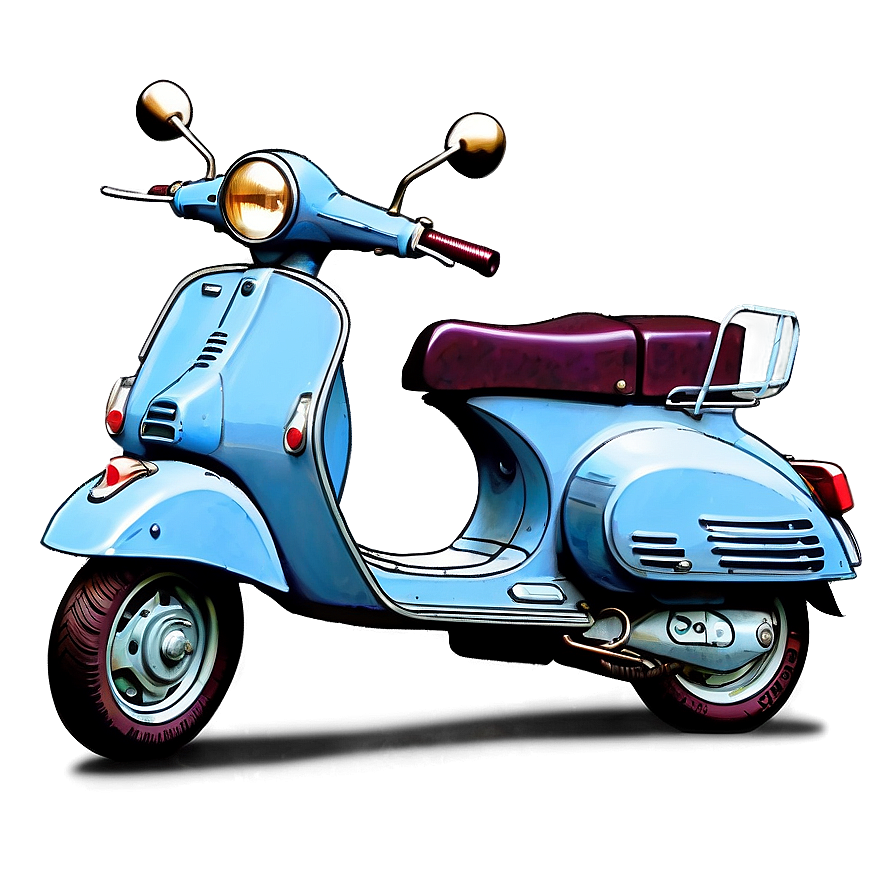 Minimalist Vespa Sketch Png 56 PNG