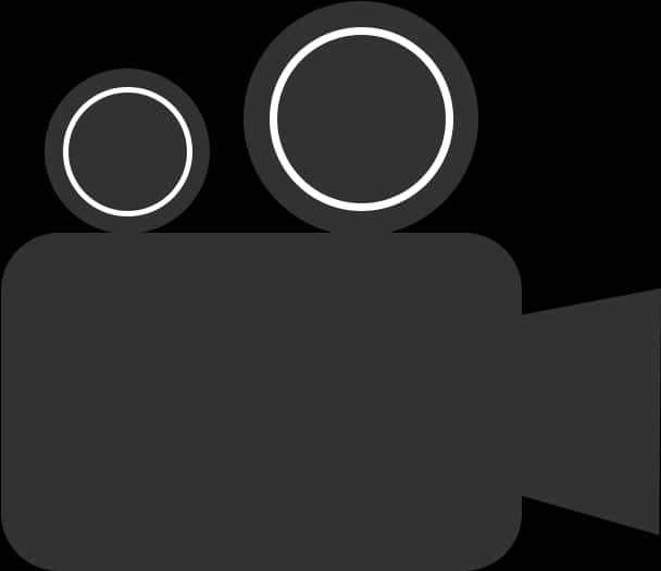 Minimalist Video Camera Icon PNG