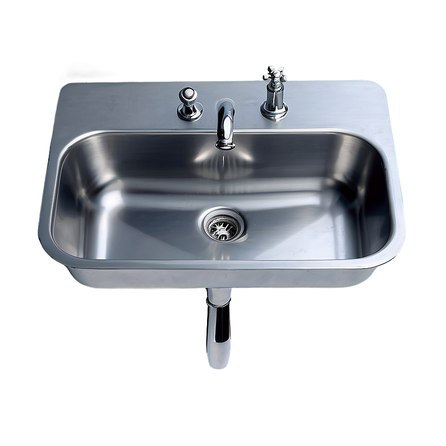 Minimalist Wall-mounted Sink Png Ubv34 PNG