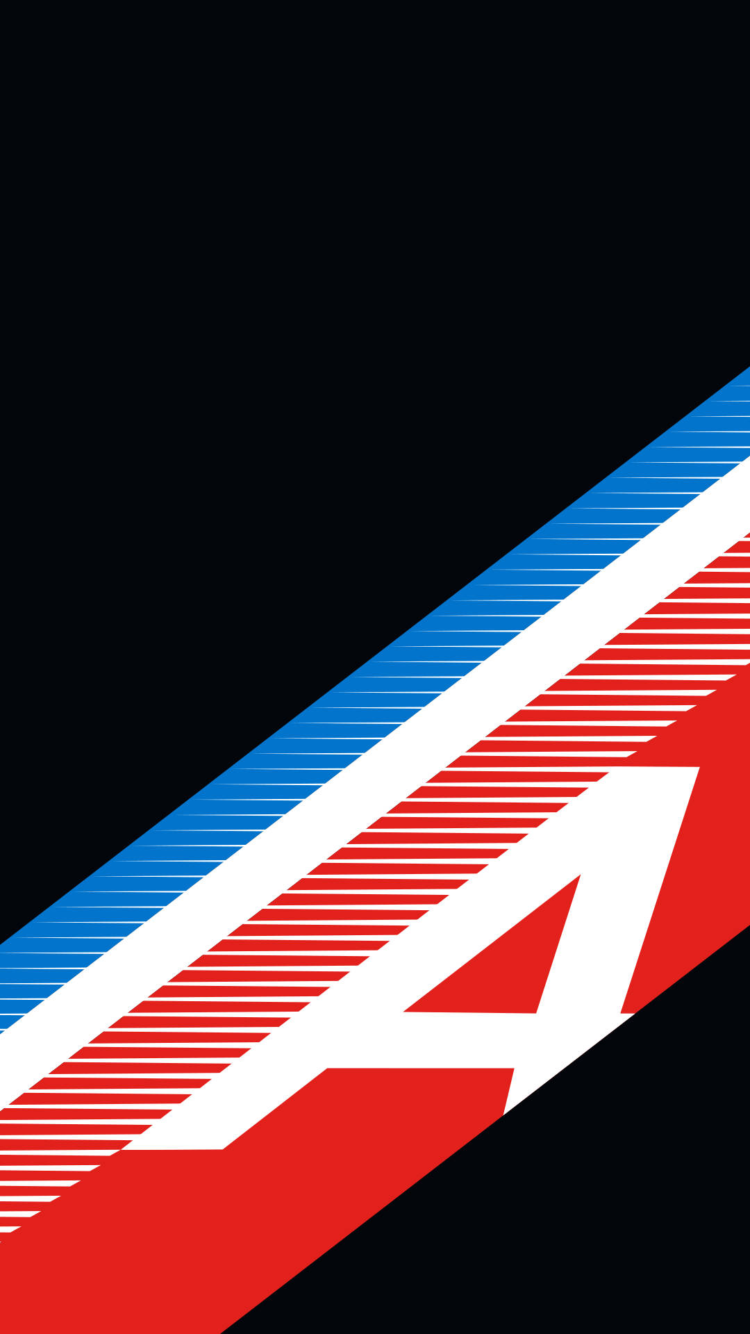 Minimalistischesweißes Alpen Logo Wallpaper