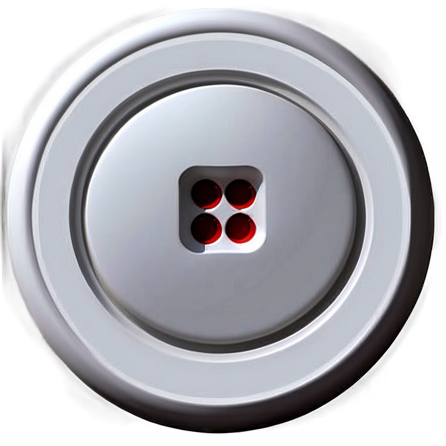 Minimalist White Button Image Png Src PNG