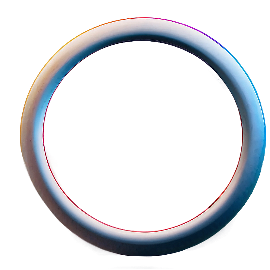 Minimalist White Circle Design Png Ymg PNG