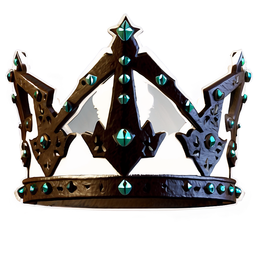 Minimalist White Crown Graphic Png 06252024 PNG