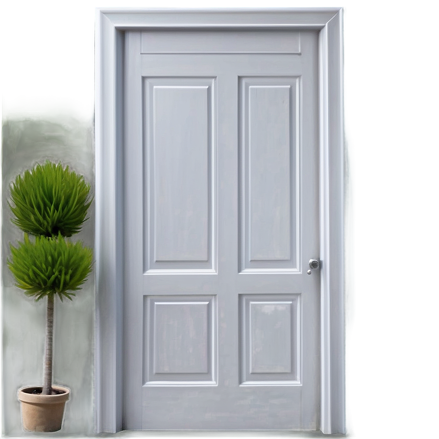 Minimalist White Door Png Lqq PNG