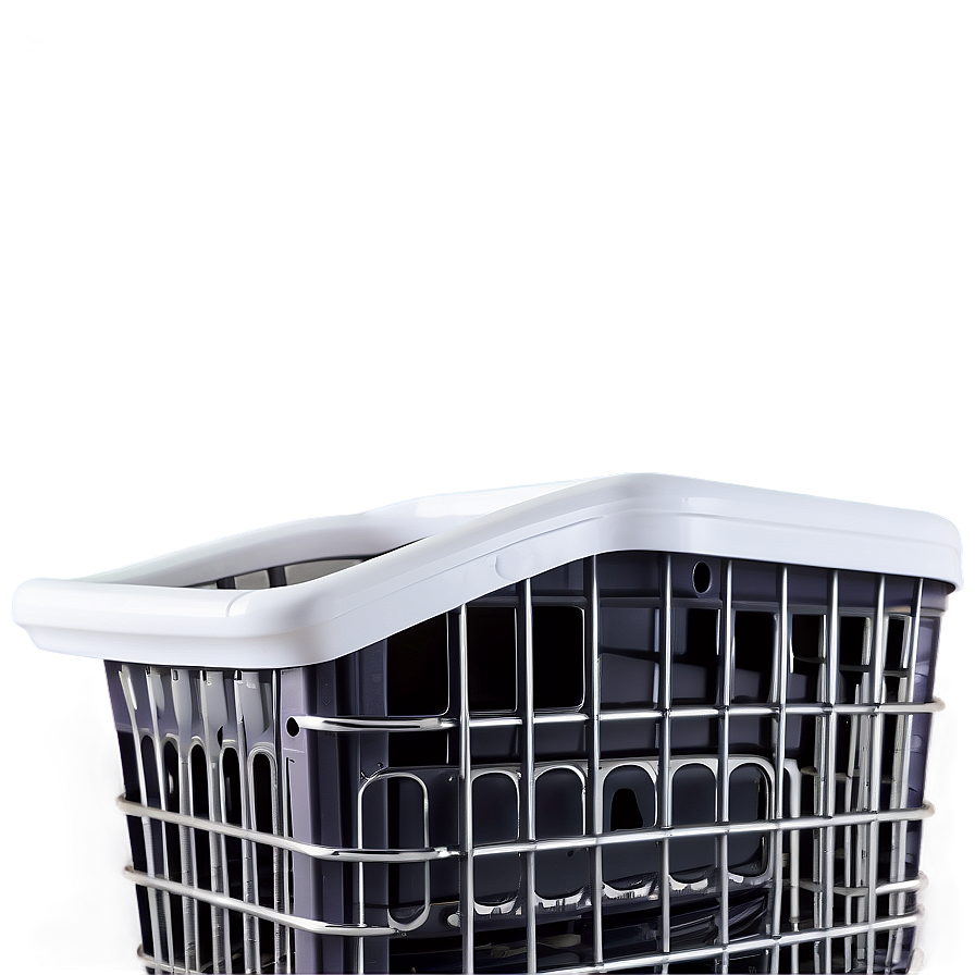 Minimalist White Laundry Basket Png 75 PNG