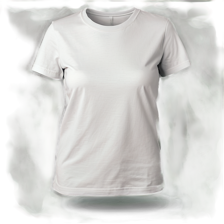 Minimalist White T-shirt Mockup Png 97 PNG