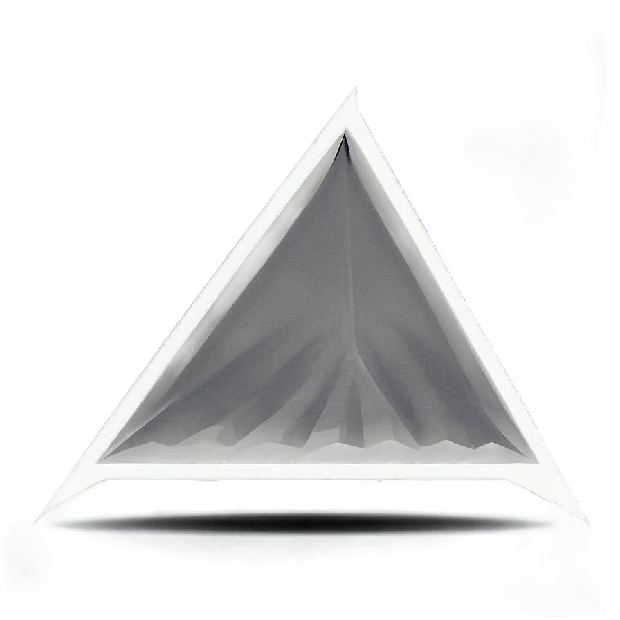Minimalist White Triangle Png 78 PNG