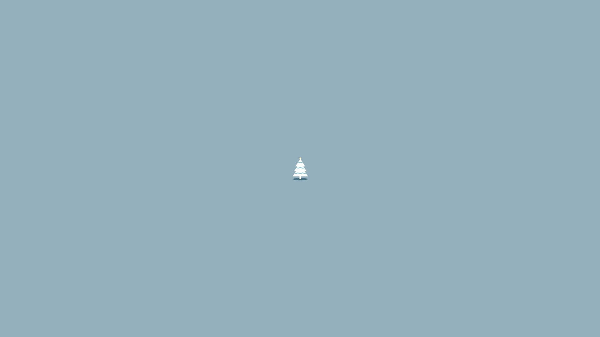 Minimalist Winter Landscape Solitude.jpg Wallpaper