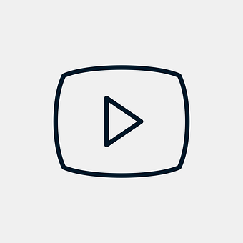 Minimalist You Tube Play Button PNG