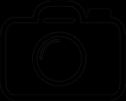 Minimalist_ Camera_ Logo_ Outline PNG